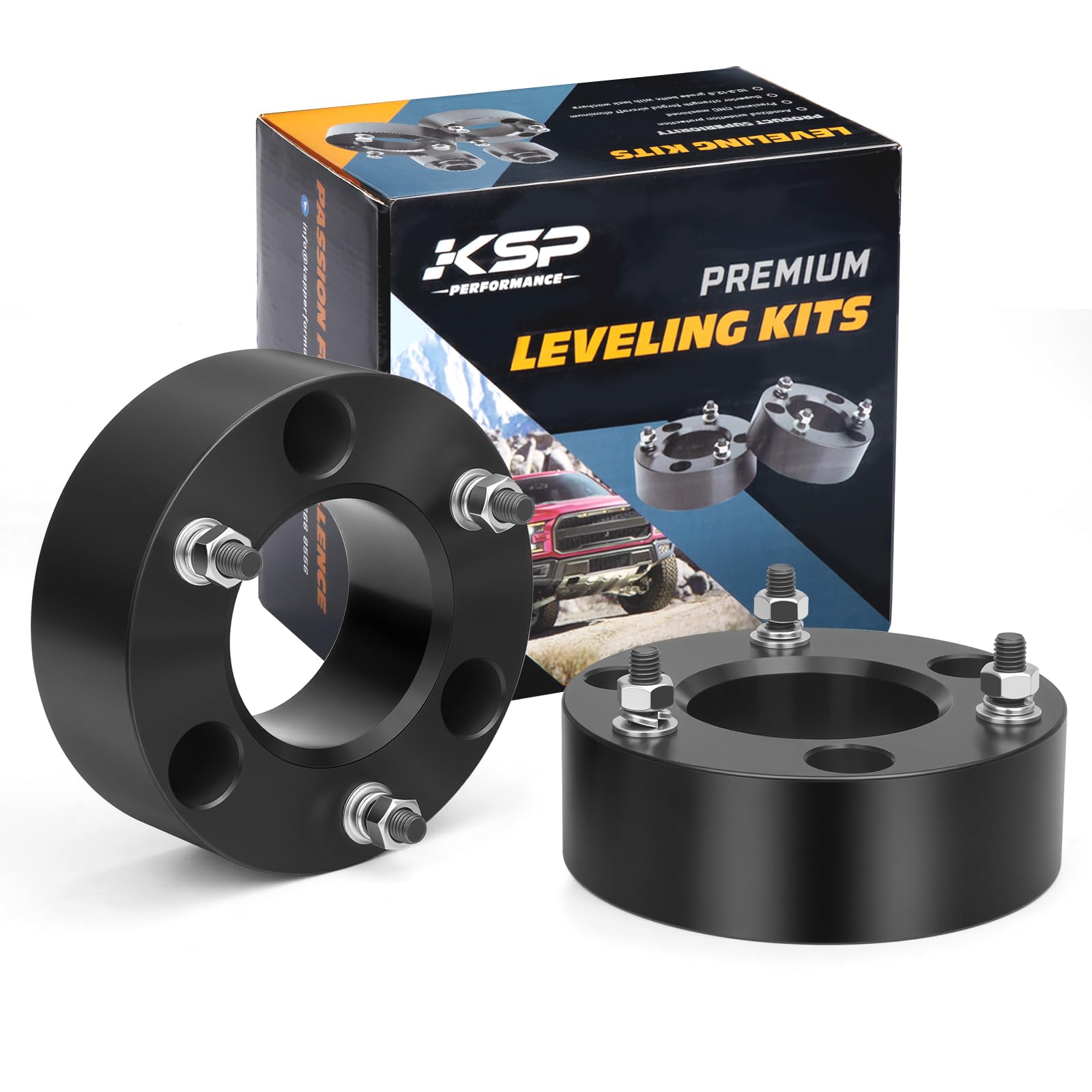 Photo 1 of KSP 3" Front Leveling Kits for Silverado 1500 2WD/4WD 2007-2026, Sierra 2WD/4WD 2007-2026, 3 Inch Suspension Strut Spacers Lift Kits for Pickup with 6 LugLPNPMGY2599638
