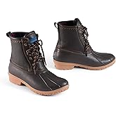 Pendleton Women's Heritage Pattern Slip-Resistant Duck Boot,Brown, Size 9