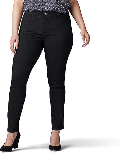 lee women's slimming fit rebound skinny leg jean