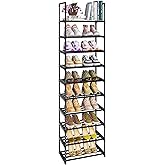 OYREL Shoe Rack, Sturdy Metal Shoe Rack Organizer,Narrow Shoe Racks for Closets,Shoes Rack,Shoe Stand,Shoe Shelf