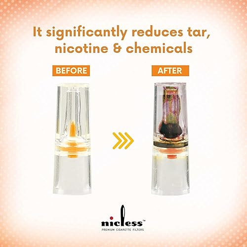 Nicless 1,000 Cigarette Filters That Remove Tar and Chemicals, Reusable  Filter Tips, Tar Blockers, Smart Filters 8mm - Cigarette Holder for  Normal/King Size Cigarettes in Kenya