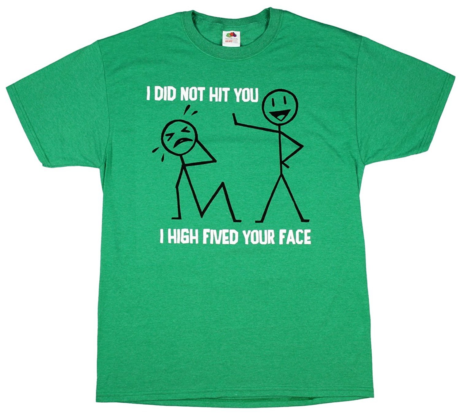 Water More Bycm I Did Not Hit You I High Fived Your Face Graphic T Shirt Buy Online In Dominica At Dominica Desertcart Com Productid