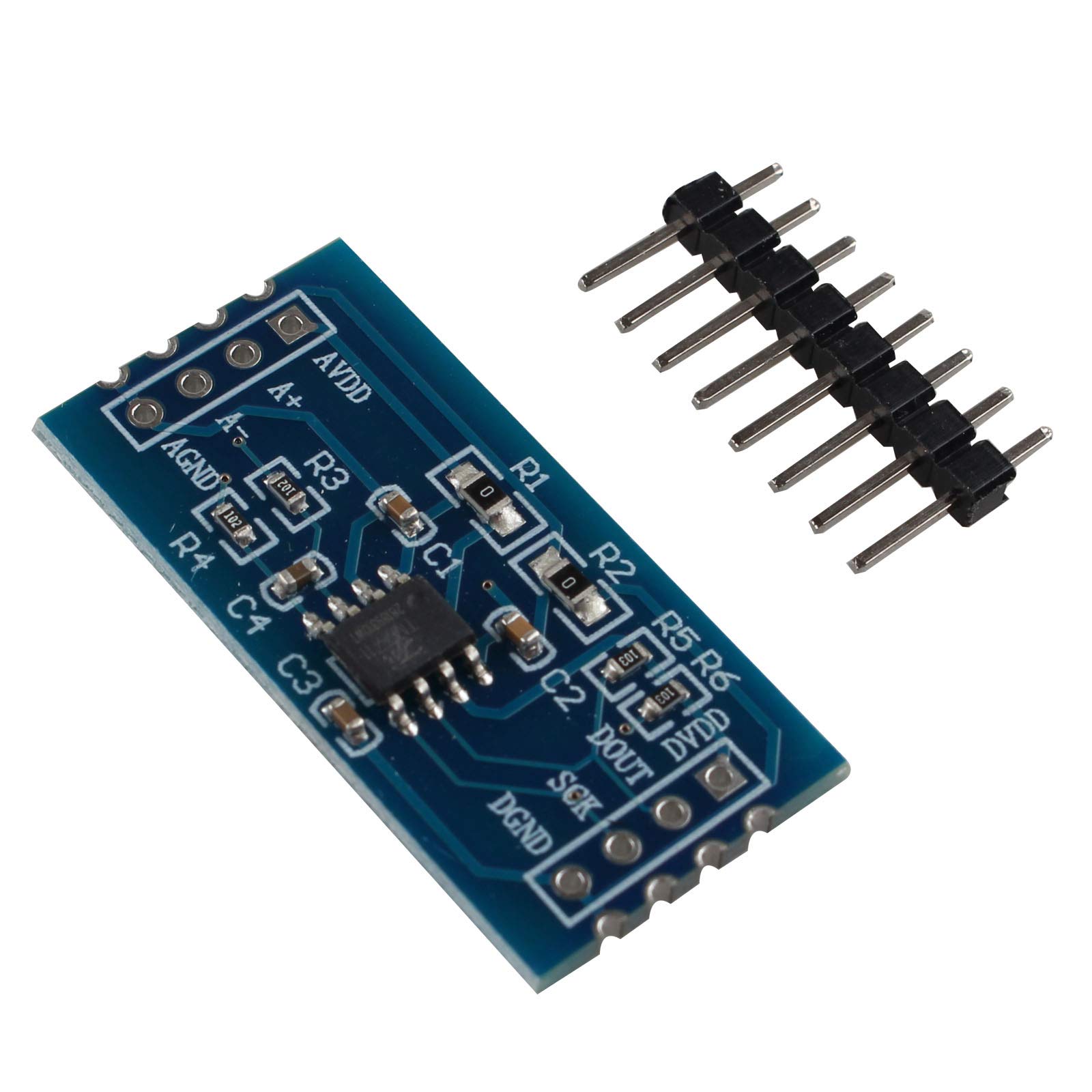 HALJIA TM7711 Module Electronic Weighing Sensor 24-bit AD Module Microcontroller HX710A SCM Pressure Sensor