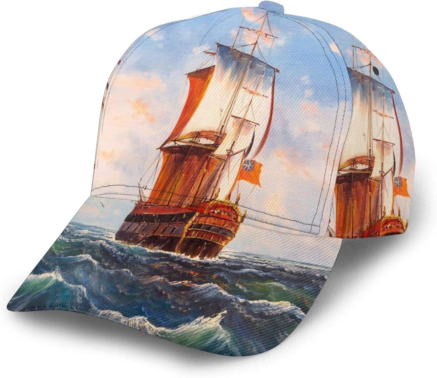 Yearinspace Sailing Boat Hat Baseball Cap for Men Women,Sail Boat Ship