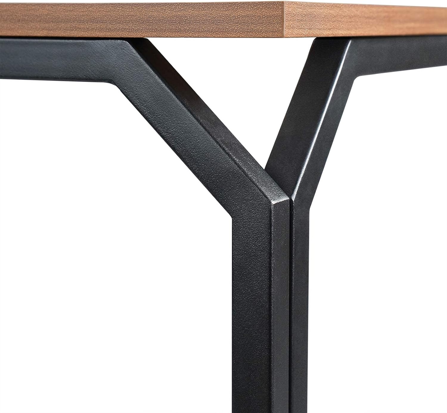Cubiker End Table, Side Tables for Living Room Bedroom, 2-Tier Accent Table with Wooden Shelf, Waterproof Boards and Metal Frame, Easy to Assemble, Fir: Kitchen & Dining