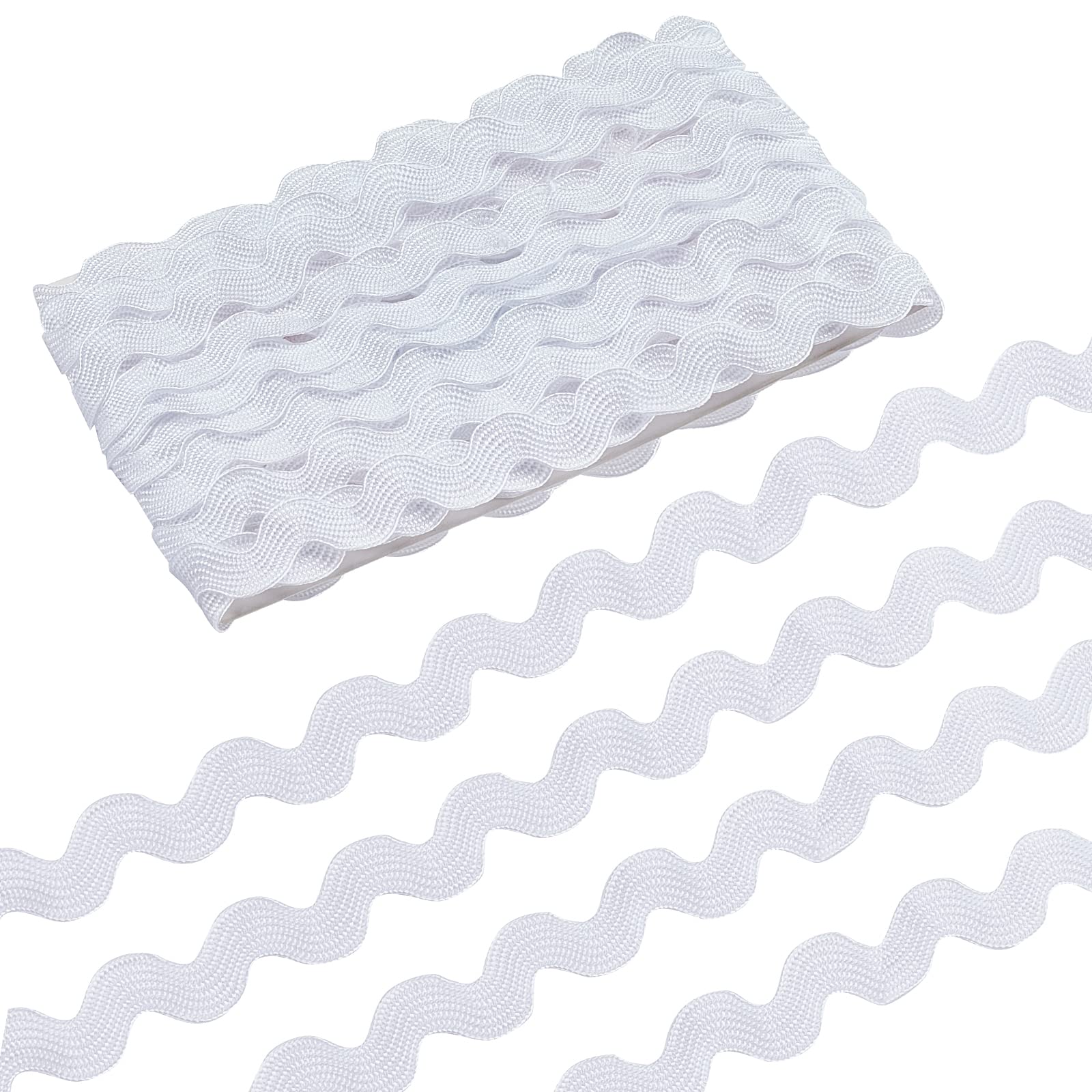 GORGECRAFT 11 Yards 10mm/0.4“ Polyester Rick Rack