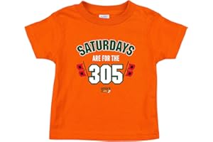 ROOKIE WEAR BY SMACK APPAREL Saturdays Baby Apparel for Miami College Fans (NB-7T)
