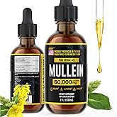 HERBIFY Mullein Extract 2 oz Tincture for Respiratory Health, Mullein Leaf and Flowers Blend (Verbascum Densiflorum)