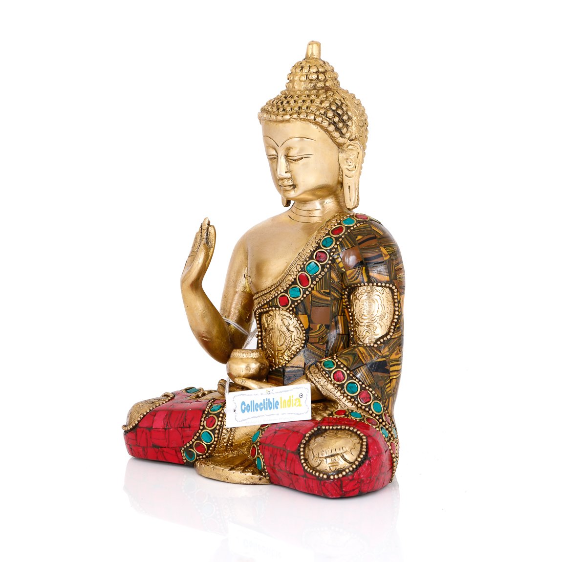 Buy Collectible India Blessing Buddha Statue Buddhism Sitting