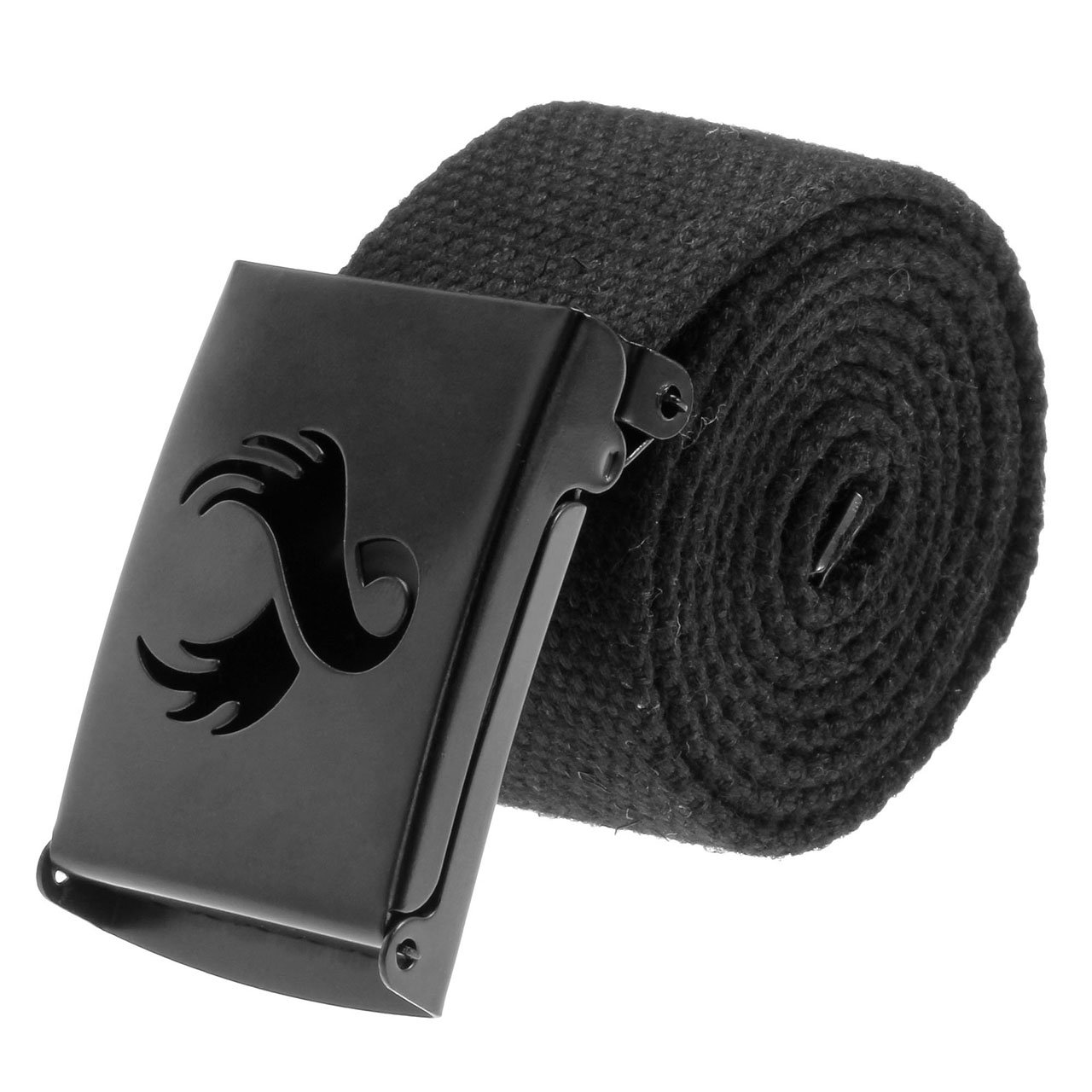 Ayliss® Fashion Canvas Web Belt Eagle Design Adjustable Black Buckle 42.5\