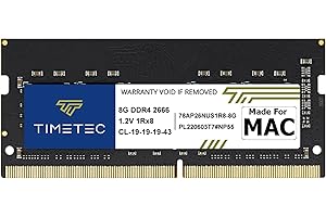 Timetec Hynix IC 8GB Compatible for Apple 2019 iMac 27-inch w/Retina 5K Display, Late 2018 Mac Mini DDR4 2666MHz PC4-21300 1R