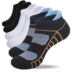 Lapulas Athletic Ankle Socks Low Cut Cushioned