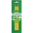 Ticonderoga Wood-Cased Pencils, Pre-Sharpened, 2 HB Soft, Yellow, 4 Count