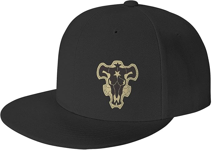 Amazon.com: Black Clover Black Bulls Logo Baseball Cap Mens and Womens