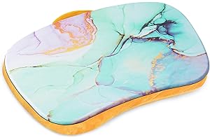 Jasenna Portable Lap Desk with Pillow Cushion, Fits up to 15.6 inch Laptop for Home Office Students Use as Computer Stand, Bo