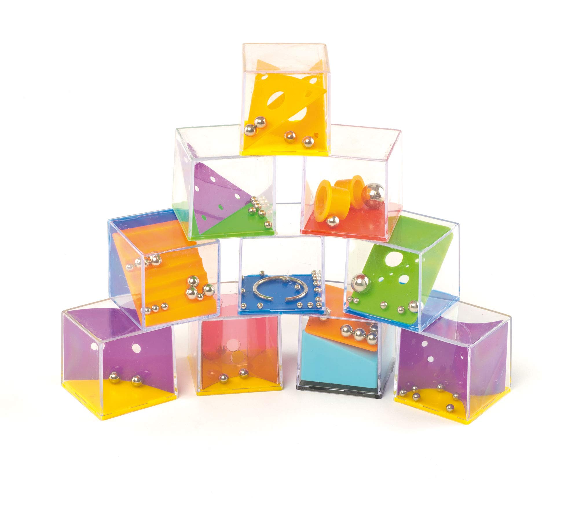 Baker Ross Novelty Maze Games Value Pack — Educational Toys for Kids, Perfect Party, Loot or Prize Bag Filler (Pack of 6)