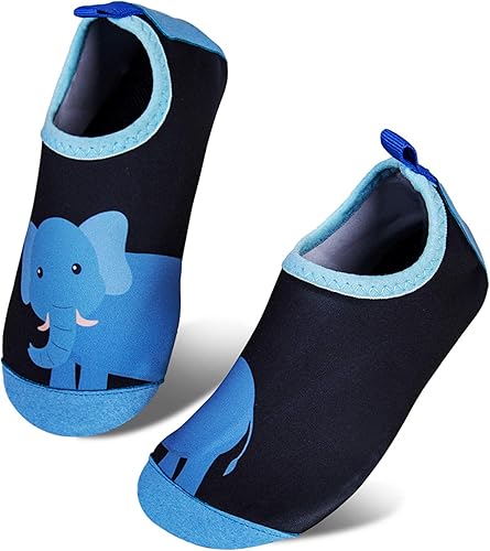 Amazon Co Jp Hmiya マリンシューズ キッズ ウオーターシューズ ビーチシューズ 子供 水陸両用 アクアシューズ 川 軽量 素足 シューズ バッグ