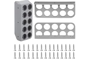 TNTLEAYS 10Pack Cable Chase-Wire Bracket,Cable Support Wire Bracket Holder for NMB Electrical Cord Organized Management,Electrical Wire Dispenser with Screws,Labor Time Saving,1" with 10-Hole Design