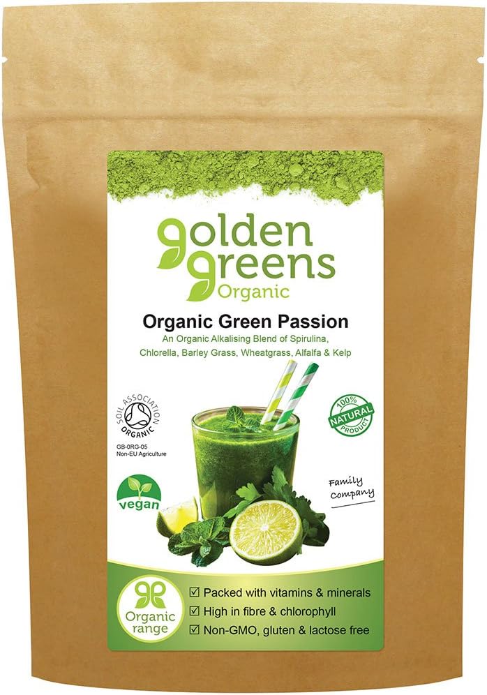 Golden Greens® Organic Green Passion Super Greens - A Superfood with Passion™