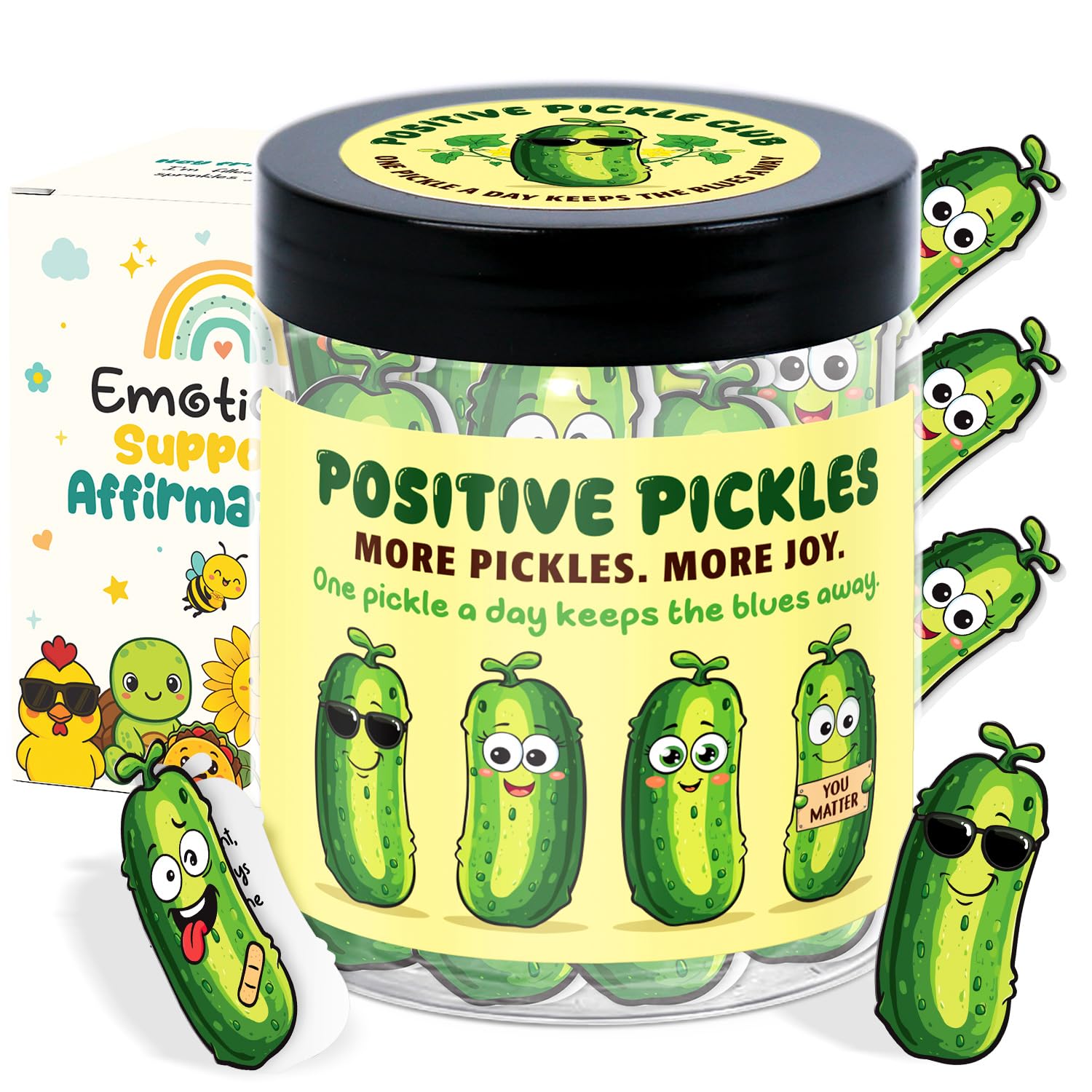 Photo 1 of ***MAJOR DAMAGE*** Christmas Pickle Gift For Women - Best Friend Gift For Teen - Funny Positive Pickle Affirmation Jar for Women, Teens, Kids - Stocking Stuffer - Trendy Teen Girl Gifts