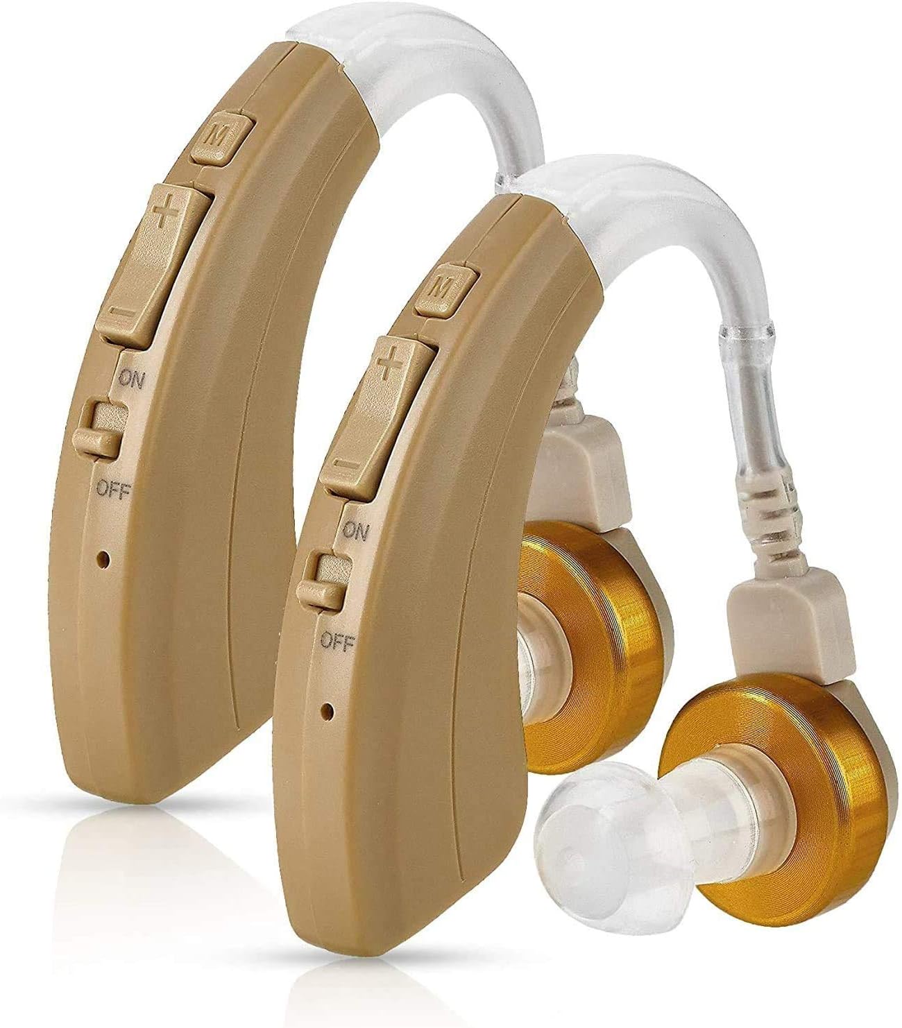 Behind The Ear Left & Right BTE Personal Sound Device by MEDca, white