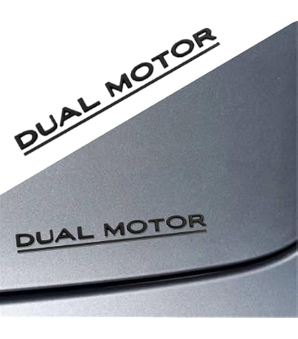 Flat Black 440 Engine ID Emblems - Self-Adhesive Number Pair For Cars & Trucks