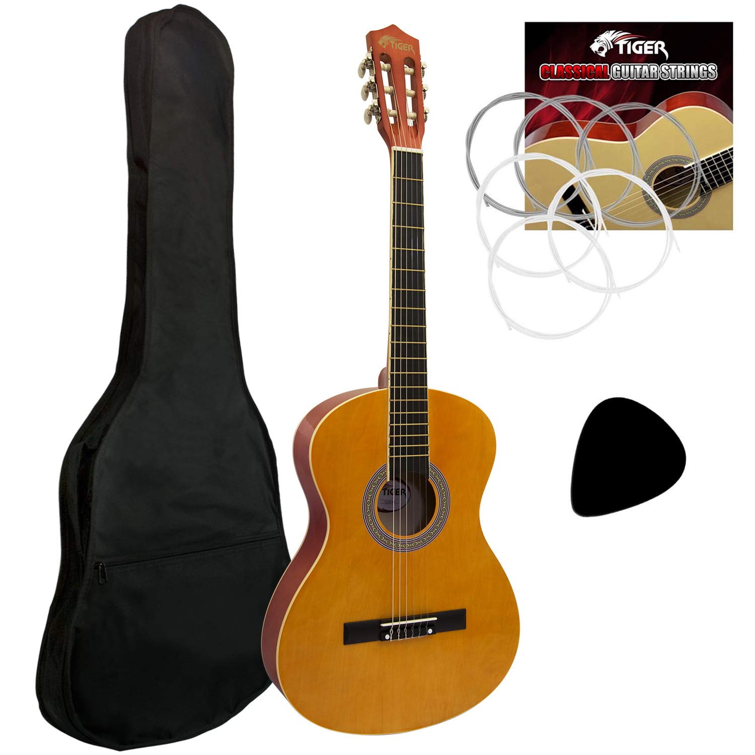 Tiger Clg2-44 Guitare Classique - 4/4 - Naturel
