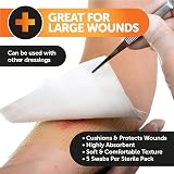 JFA Medical Premium Sterile Gauze Swabs 10cm x 10cm Pack of 100 view 5