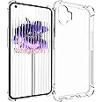 USTIYA Case for Nothing Phone 1 Clear TPU Four Corners Protective Cover Transparent Soft funda