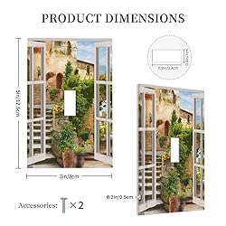 Mediterranean Greece Scene Flowers Single Toggle
