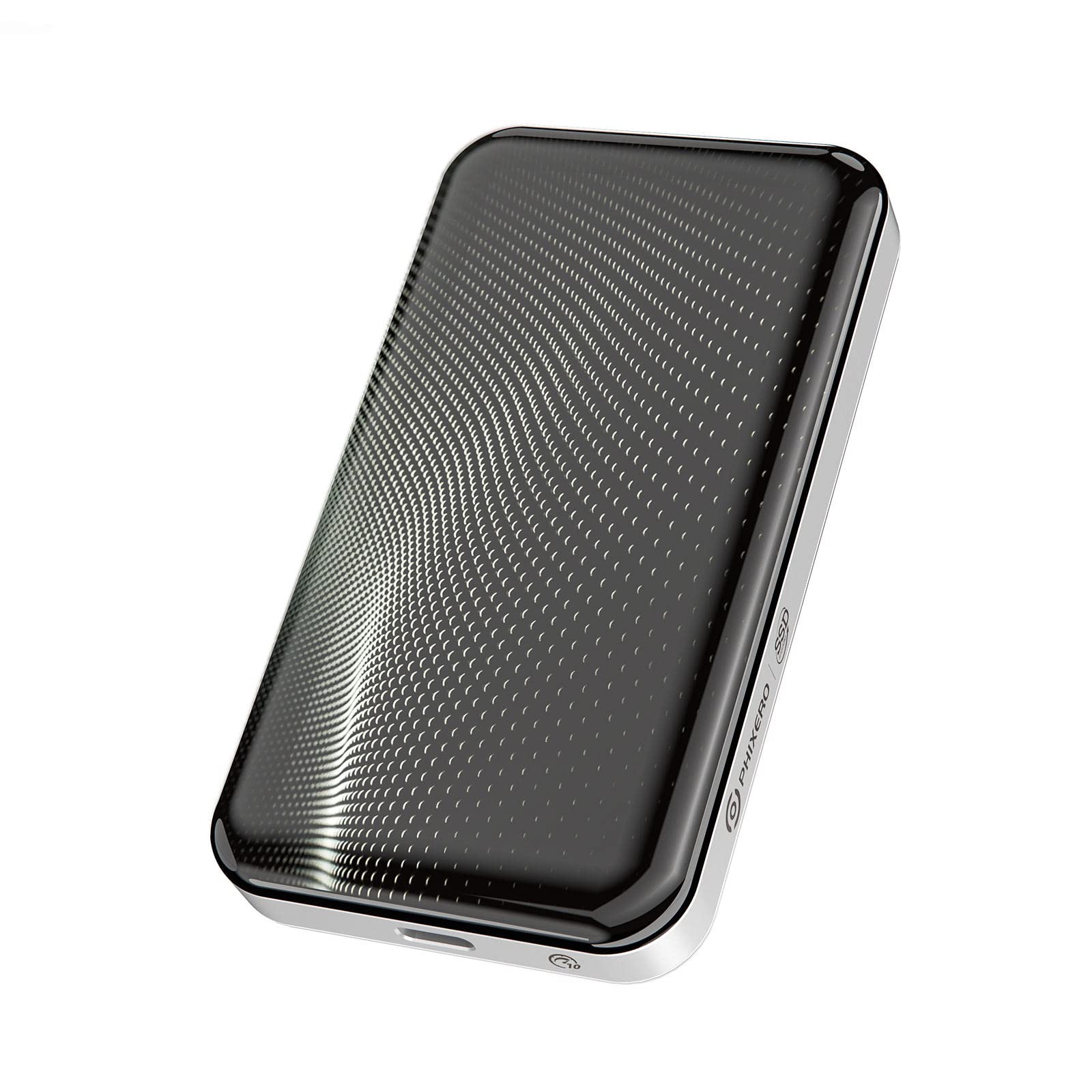 PHIXERO 1TB Portable SSD, USB 3.2 Gen 2 up to 1050MB/s External Solid State Drive, High Speed Hard Drive for Photographers and Gaming Compatible with PC, Laptop, Mac and PS4/Xbox