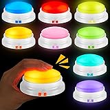 Xuhal 8 Pcs Glowing Buzzers for Trivia Games Light