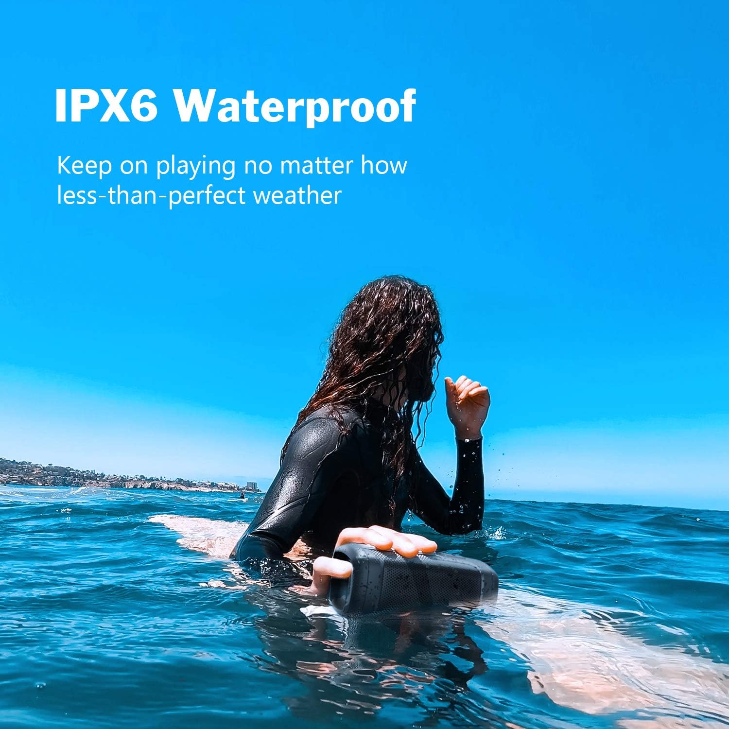 Bluetooth Speakers, DOSS Portable Wireless Bluetooth Speaker with 24W Powerful Sound, Rich Bass, IPX6 Waterproof, Wireless Stereo Pairing, 20H Playtime, Waterproof Speaker for Outdoor and Travel: Electronics