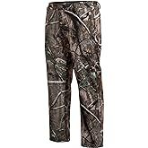 YEVHEV Hunting Pants for Men Camouflage Clothing Gear Windproof Fleece Lined for Winter
