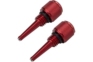 JZYUSHUA 2Pcs Replacement Magnetic Dipstick for Inverter Generators, Compatible with Predator, Wen, Yamaha (Red)