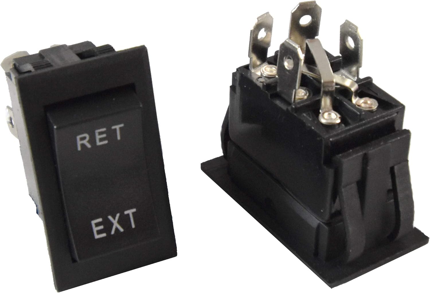 Trailer Power Jack Switch 2 Pack Replacement For Lci Lippert Recpro F2c And Others 4 Pin 4 Wire Polarity Reversing 2