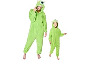 GONAAP Adult Onesie Pajamas Sherpa Animal One Piece Cosplay Costume for Women Men