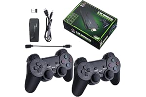 JINHOABF Retro Game Console, Nostalgia Video Game, Retro Game Plug and Play Built-in 20,000+ Games, 4K HDMI Output, and 2.4GHz Wireless Controller(64G)
