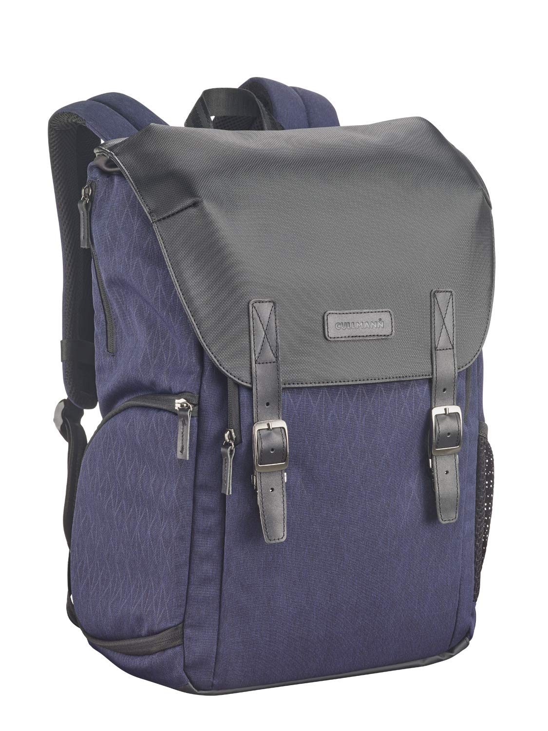 CULLMANN - 91732 - Bristol Daypack 600+, Dark Blue, Camera Backpack with Notebook Compartment (up to 15 Inch), Vintage, Inner Dimensions Camera Compartment 280 x 230 x 150 mm