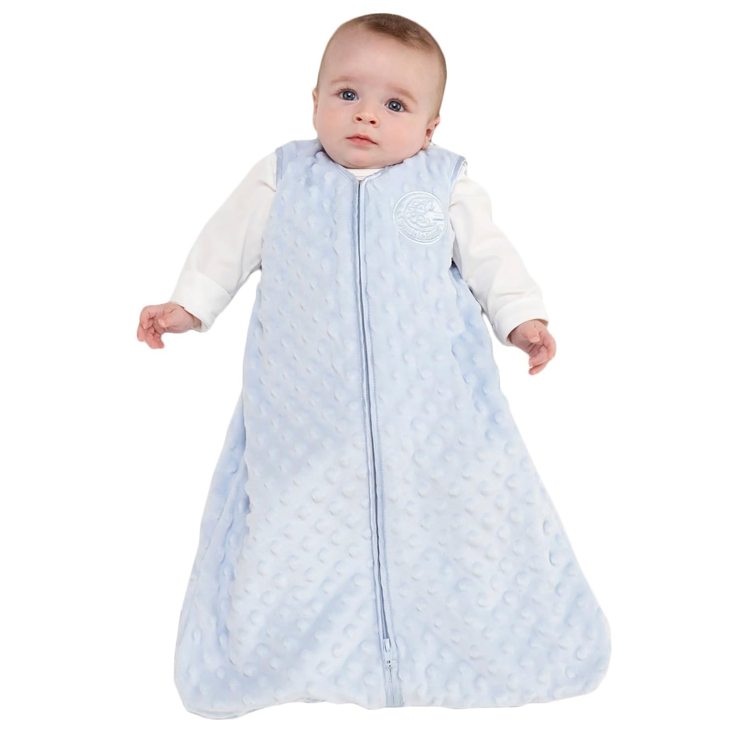 HALO Sleepsack Wearable Blanket, Velboa, Cream Plush Dots, Large: Baby