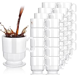 100 Pieces 8 oz Hard Plastic Coffee Cup Bulk Tea