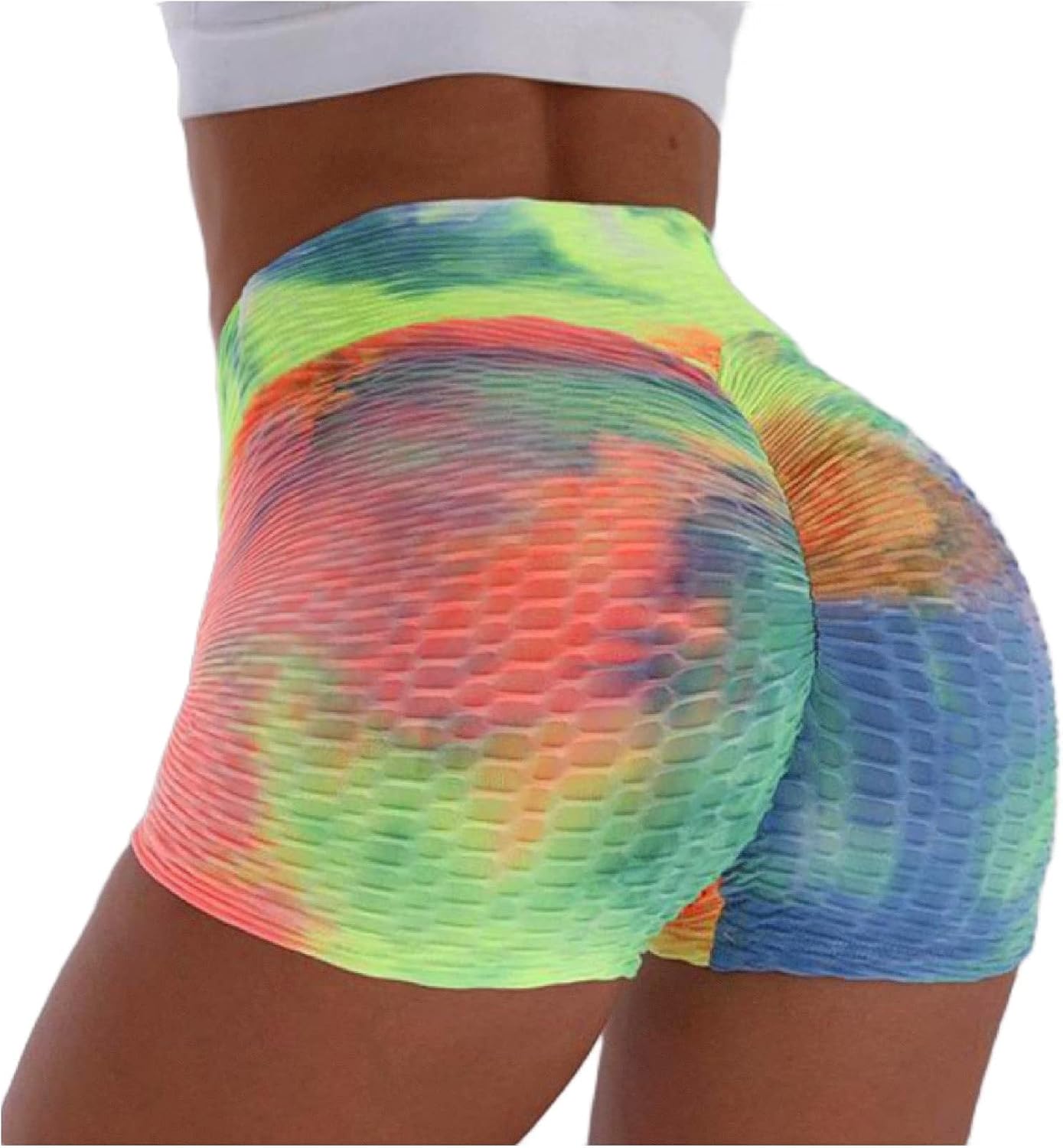 balance athletica tie dye shorts