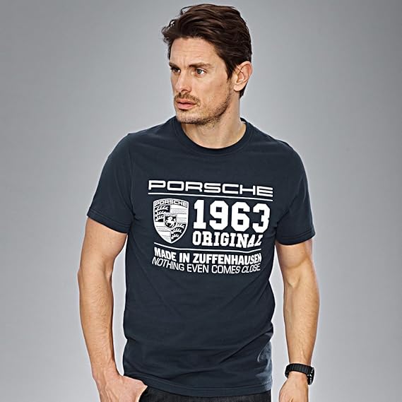 Porsche Blau Unisex T Shirt Original 1963 Made In Zuffenhousen Limited Edition Gr Small Blau Blau Amazon De Bekleidung