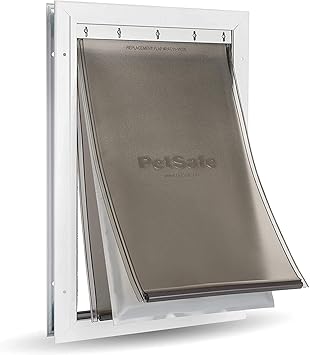 Petsafe Chatiere Pour Animaux En Aluminium Pour Les Conditions Meteorologiques Extremes Systeme De Rabat Isole De 3 Volets Plastiques Ecoenergetiques 1 Volet De Fermeture Robuste Large Amazon Fr Animalerie