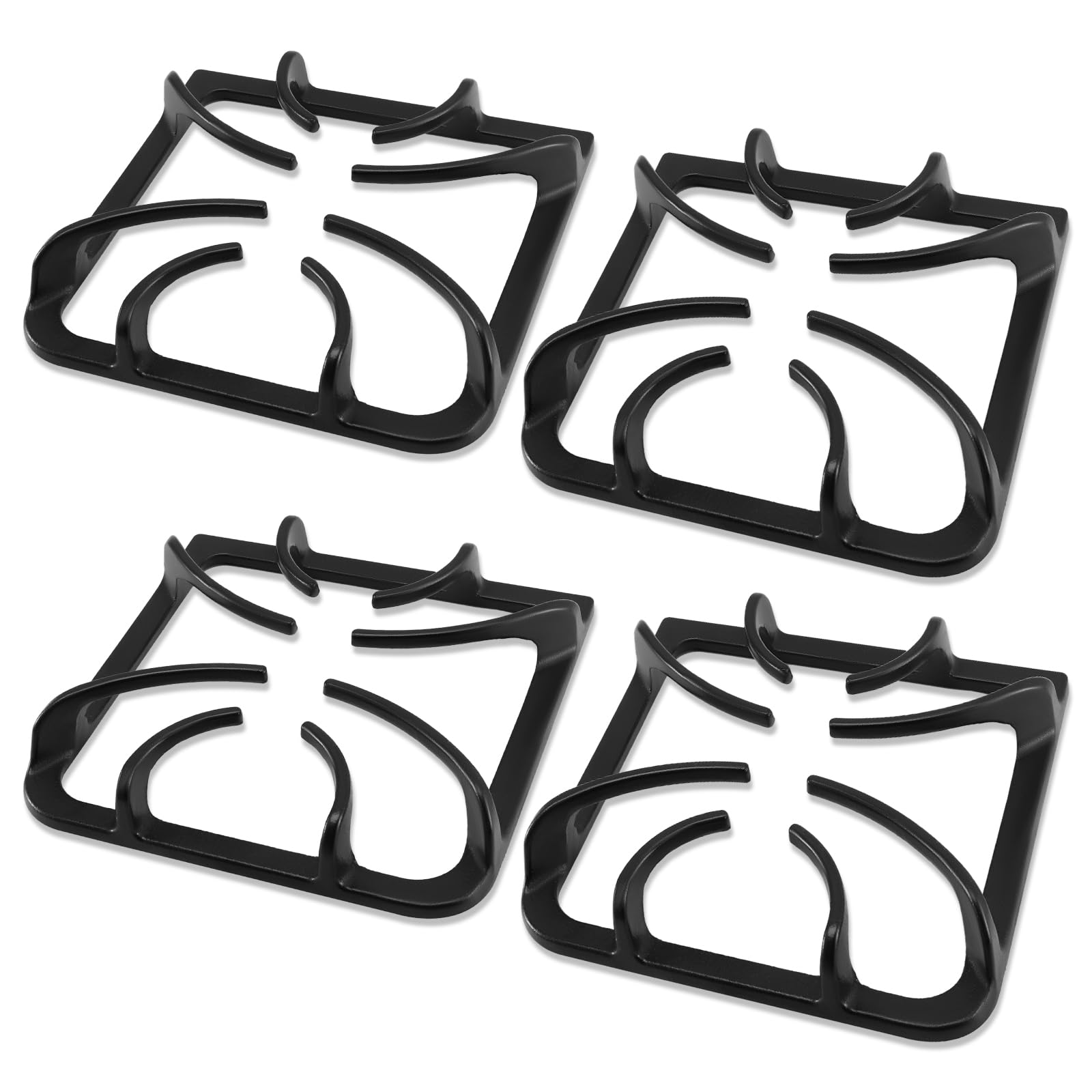 Photo 1 of 316202405 Stove Burner Grates Set 4-Pack - Gas Range Rack Compatible With Frigidaire & Kenmore Gas Stove - 8.8"x8.8" Heavy Duty Cast Iron Replacement Grates Set - Rustproof & Non-Slip