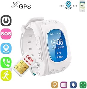 Winnes Reloj Localizador Niños GPS Localizador Niños Pulsera ...