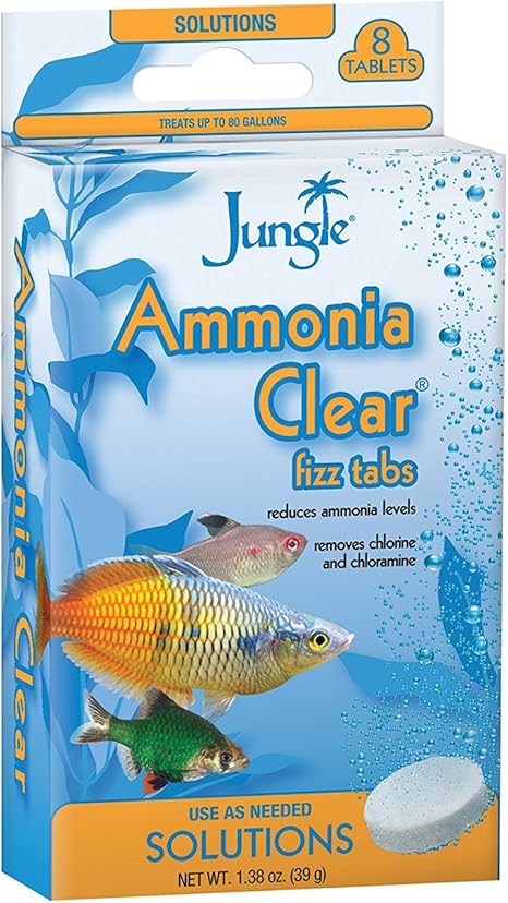 Amazon Com Jungle Tb605w Tank Buddies Ammonia Clear Tablets 8 jungle tb605w tank buddies ammonia clear tablets 8 count