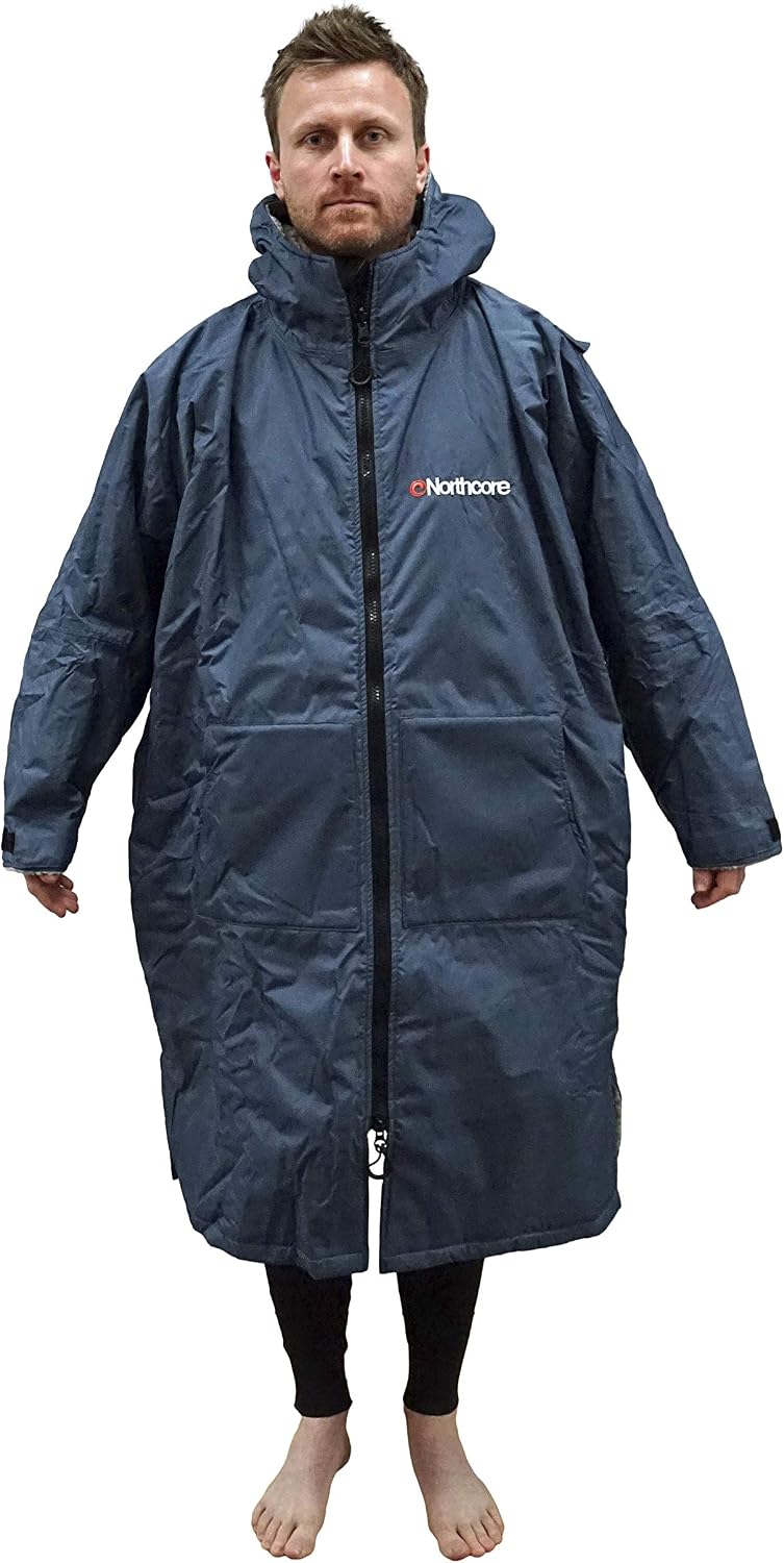 Northcore Surfing and Watersports Accessories - Beach Basha Sport Long Sleeve Changing Robe Blue - Image 4