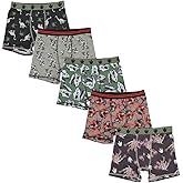 Bioworld Dinosaurs All-Over Print Boy's 5-Pack Boxer Briefs