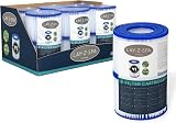 Bestway Filter Cartridge VI for Lay-Z-Spa White Blue Pack of 6